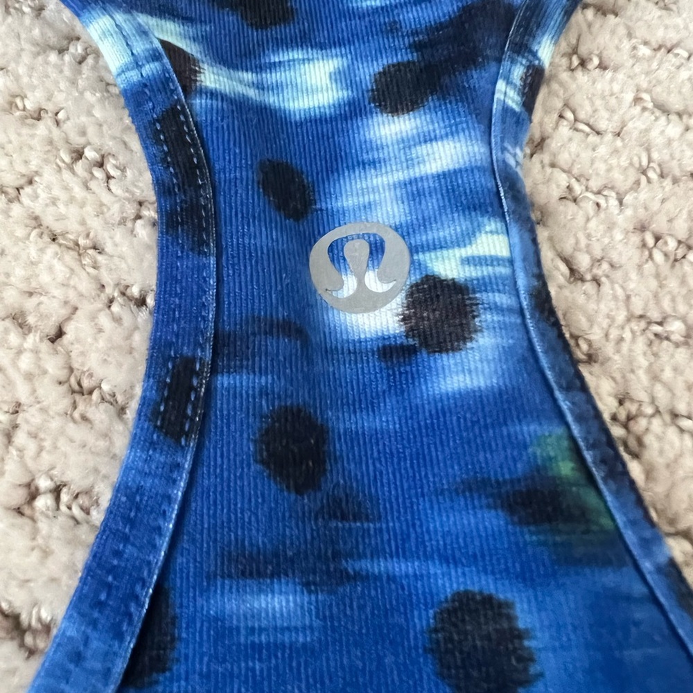 Lululemon Blue Racerback Tank - Picture 3 of 3
